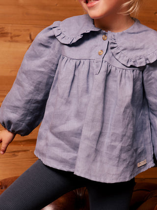 Thewa Bluse  Royal Blue