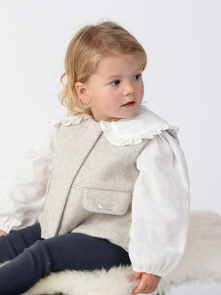 Thewa Bluse Off White