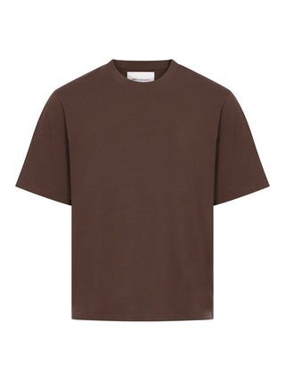 T-Shirt mit ADC-Herz in Braun