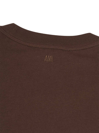 T-Shirt mit ADC-Herz in Braun