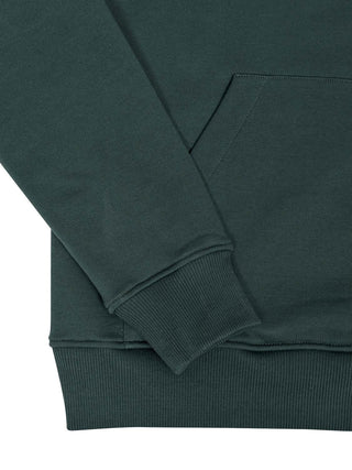 Ami de Coeur Hoodie aus grünem Baumwollstoff