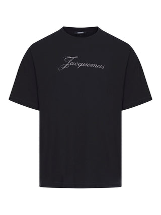Le T-Shirt Jacquemus in Schwarz