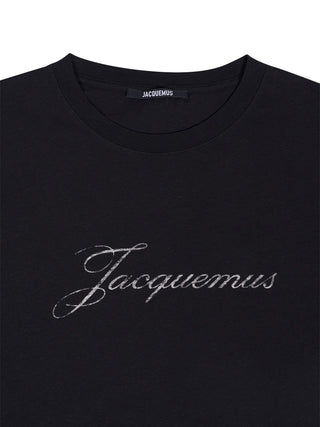 Le T-Shirt Jacquemus in Schwarz