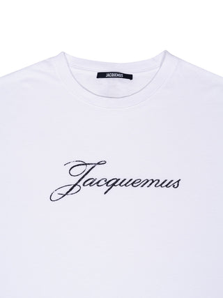 Le T-Shirt Jacquemus in Weiß