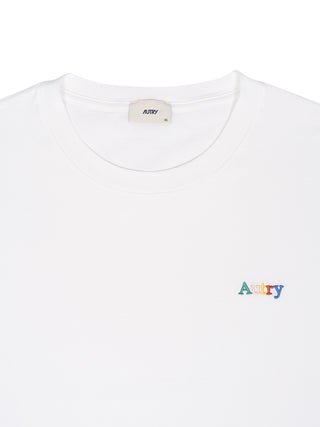 T-Shirt mit Logo-Stickerrei