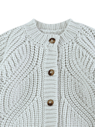 Rikkie Cardigan Oyster Grey