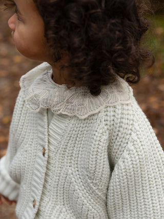 Rikkie Cardigan Oyster Grey