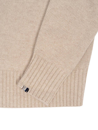 Strickpullover N°123 Bourgeois in Latte