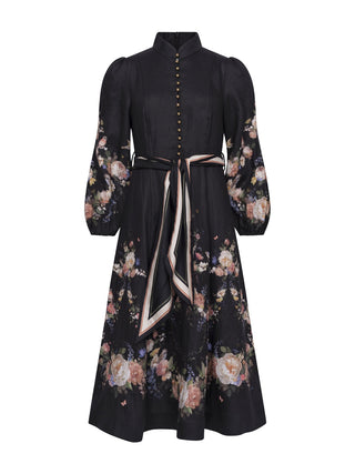 Valiant Button Midikleid