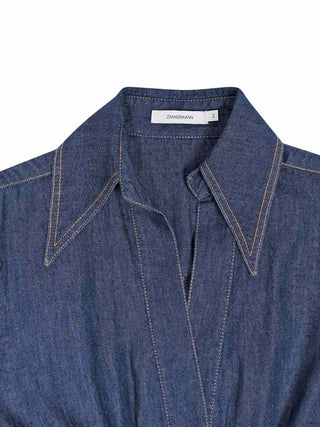 Denim Midikleid