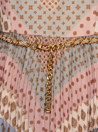 Sunray Kleid mit langen Armen