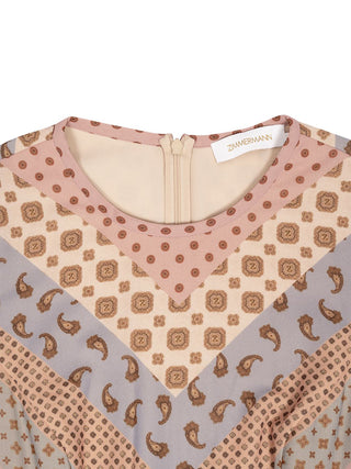 Sunray Kleid mit langen Armen