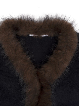 Faux Fur Cardigan