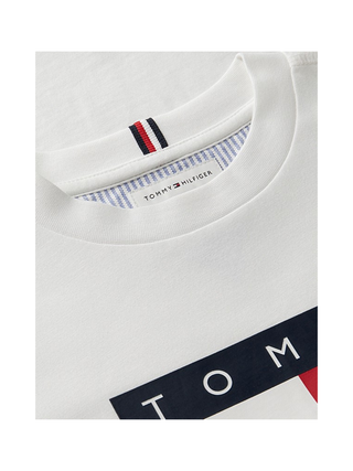 T-Shirt aus Jersey mit Peanuts Flag-Grafik Weiß