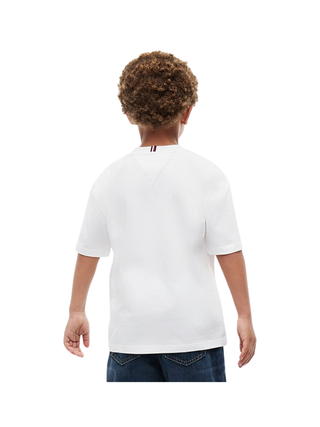 T-Shirt aus Jersey mit Peanuts Flag-Grafik Weiß