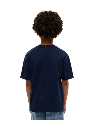 T-Shirt aus Jersey mit Peanuts® Flag-Grafik Dark Blue