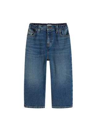Wide Jeans mit Stretch-Taillenbund