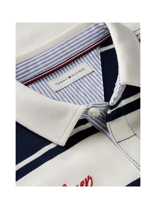 Peanuts® Regular Fit Rugby-Streifen-Poloshirt