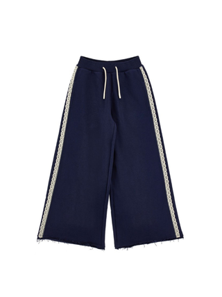 Palazzo Joggpant mit Spitze