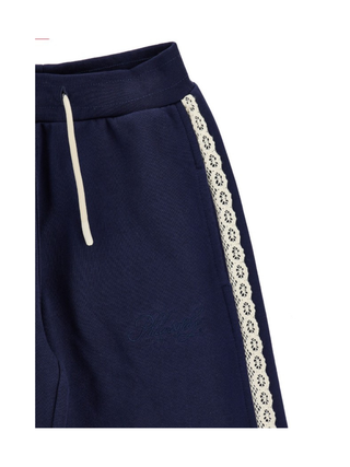 Palazzo Joggpant mit Spitze