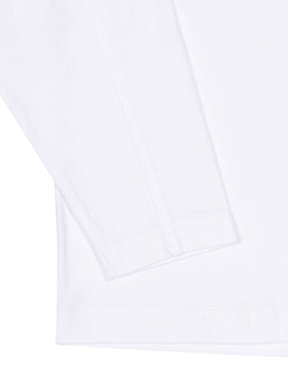 Kurzarm-Sweater mit Logo - Weiß