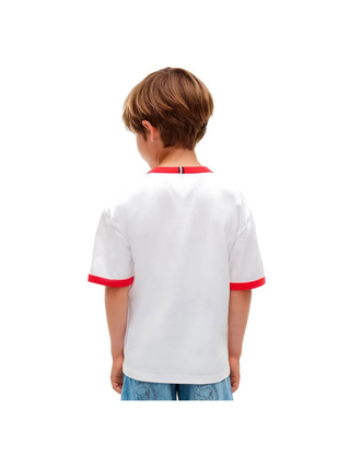 Peanuts Ringer T-Shirt Weiß