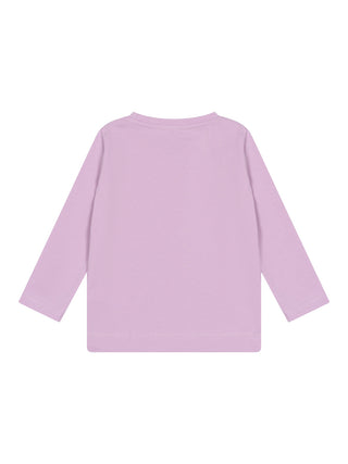 Langarmshirt mit Applikation - Rosa