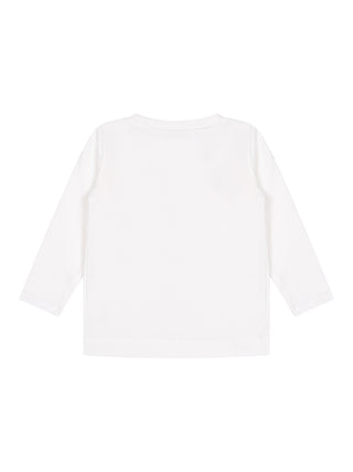 Langarmshirt mit Applikation – Creme