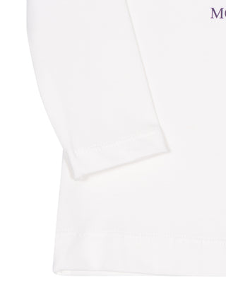Langarmshirt mit Applikation – Creme