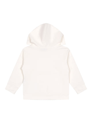 Hoodie mit Logo-Patch - Creme