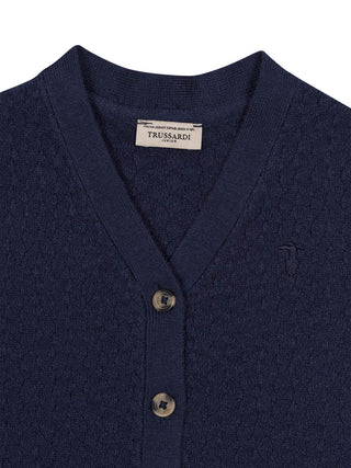 Strickweste Erak - Navy
