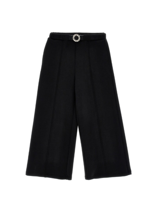 Elegante Hose mit Straßgürtel