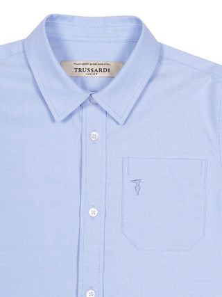 Kalani Langarm-Hemd mit Logo - Blau