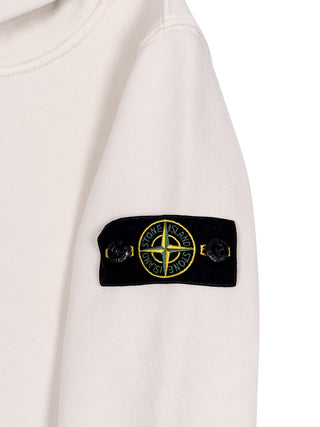 Hoodie mit Logo-Patch - Beige