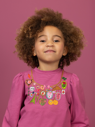 Toul T-Shirt Solid mit Emailie Charm