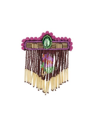 Fringes Brosche Coffee Bean