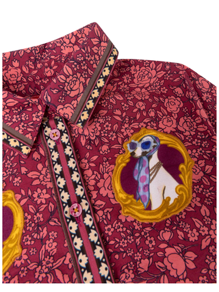 Baguette Bluse Barocci Flowers