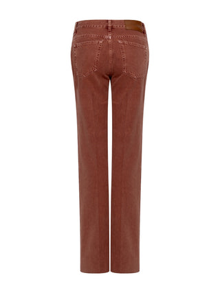 Gerade Jeans in Crimson