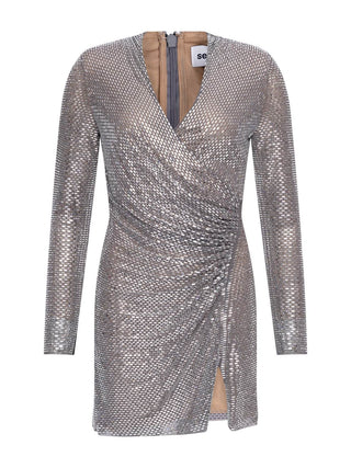Kurzes Kleid in Wickeloptik