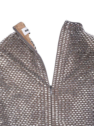 Kurzes Kleid in Wickeloptik