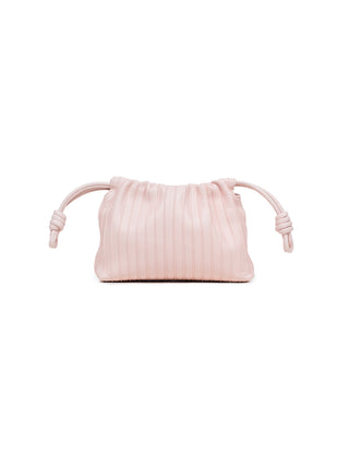 Mini Flamenco Pleats Tasche aus Nappa-Lammleder