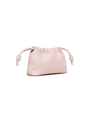 Mini Flamenco Pleats Tasche aus Nappa-Lammleder