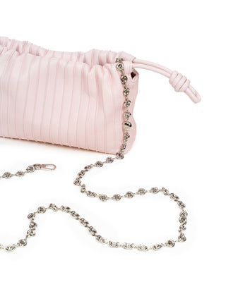 Mini Flamenco Pleats Tasche aus Nappa-Lammleder