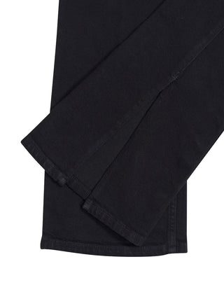 Jeans mit Schlitz an der Ferse in Schwarz