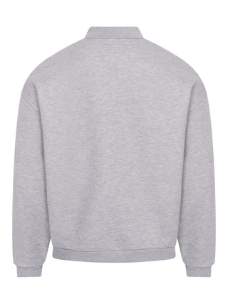 Sweatshirt mit Polo-Kragen