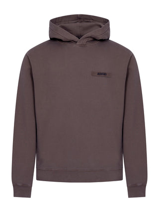 Le Hoodie Gros Grain in Braun