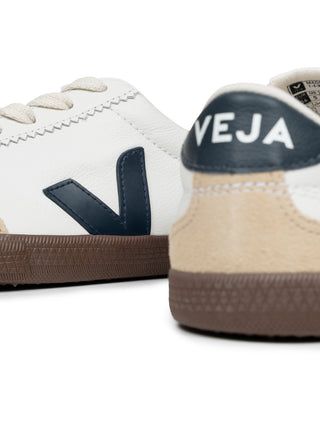 Volley Leather Sneaker - White Nautico Bark