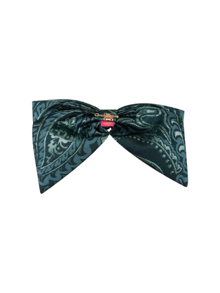 Bow Brosche Deep Teal