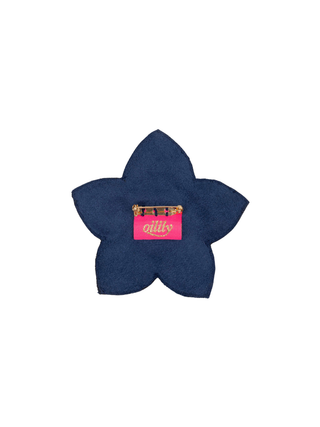 Flower Brosche Estate Blue
