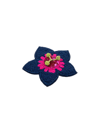 Flower Brosche Estate Blue